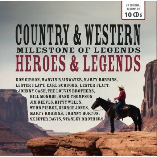 Okładka V/A - Country & Western Heroes