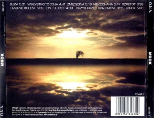 Mrok (Pierwsze Wydanie Sony 2001) [VG]