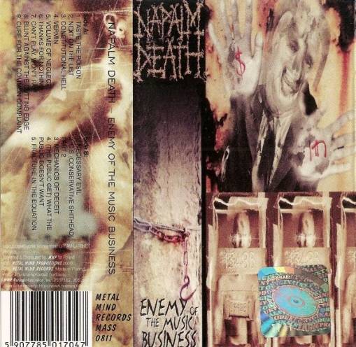 Okładka Napalm Death - Enemy Of The Music Business (MC) [NM]