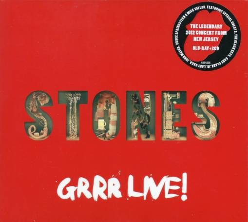 Okładka THE ROLLING STONES - GRRR LIVE! (2CD +BRD)