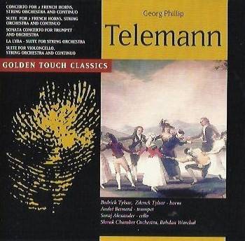 Okładka Georg Philipp Telemann - Concerto For 2 French Horns, String Orchestra And Continuo [NM]