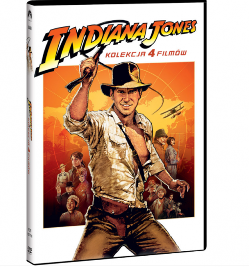 Okładka James Mangold - INDIANA JONES. KOLEKCJA 4 FILMÓW (4 DVD)