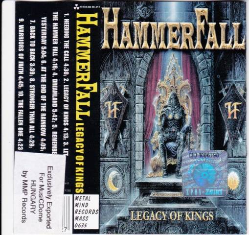 Okładka HammerFall - Legacy Of Kings (MC) [EX]