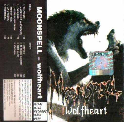 Okładka Moonspell - Wolfheart (MC) [EX]