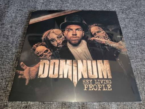 Okładka Dominum - Hey Living People LP CLEAR