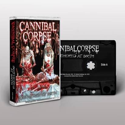 Okładka Cannibal Corpse - Butchered At Birth CASSETTE