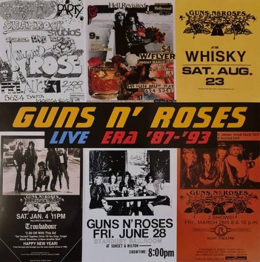 Okładka GUNS N' ROSES - LIVE ERA '87-'93 Black Vinyl 4LP