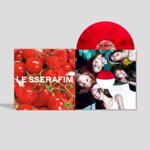 Okładka LE SSERAFIM - 1ST SINGLE ALBUM 'SPAGHETTI' VINYL (TOMATO RED)
