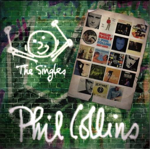 Okładka COLLINS, PHIL - THE SINGLES (LIMITED MAGENTA & GREEN VINYL)