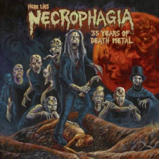 Okładka Necrophagia - Here Lies Necrophagia 35 Years Of Death Metal