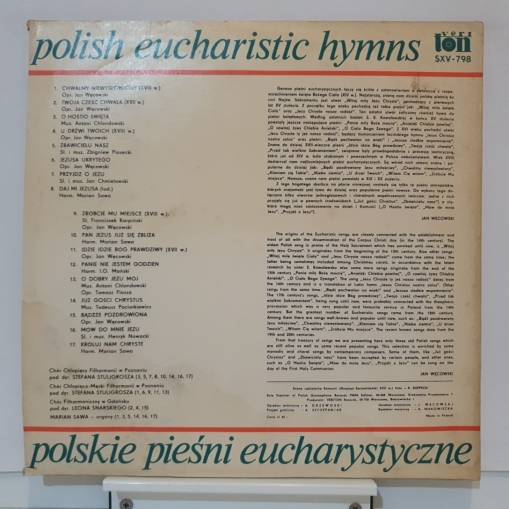 Polskie Pieśni Eucharystyczne = Polish Eucharistic Hymns [EX]