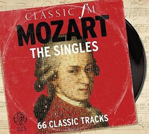 Okładka VARIOUS - MOZART THE SINGLES 66 CLASSIC TRACKS
