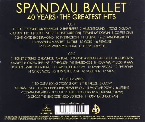 40 YEARS – THE GREATEST HITS