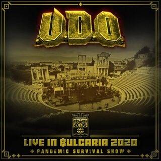 Okładka U.D.O. - Live in Bulgaria 2020 Pandemic Survival Show LP WHITE