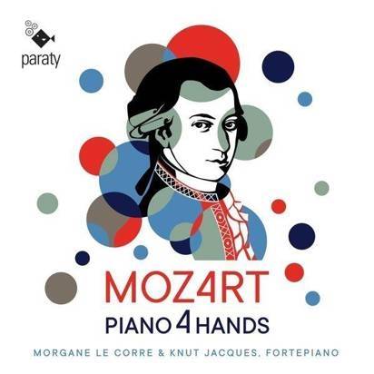 Okładka Mozart - Piano 4 Hands Jacques Le Corre