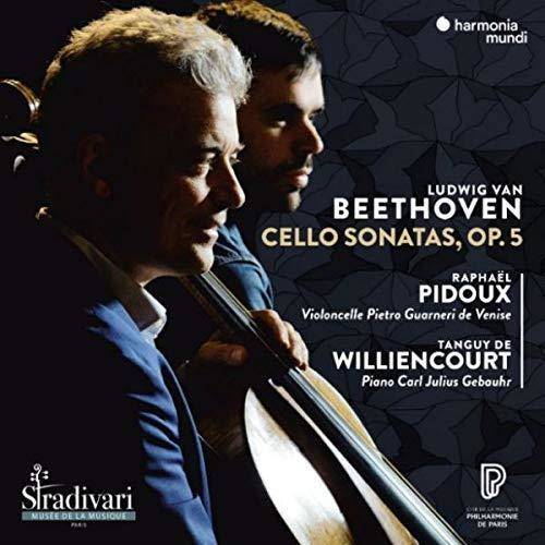 Okładka Beethoven - Cello Sonatas op 5 Pidoux Williencourt