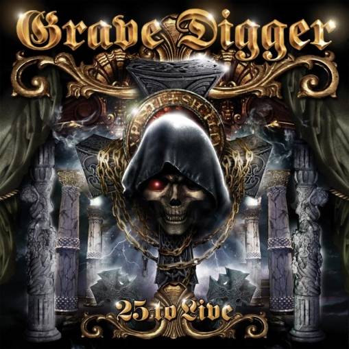 Okładka Grave Digger - 25 To Live CDDVD