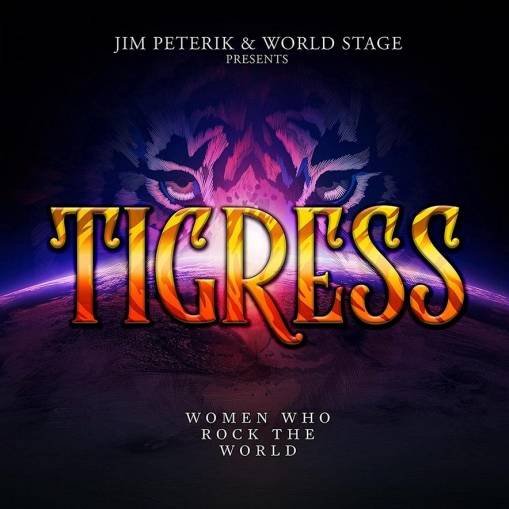 Okładka Jim Peterik & World Stage - Tigress Women Who Rock The World LP ORANGE