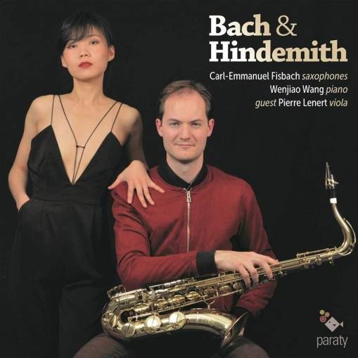 Okładka Bach Hindemith - Carl Emmanule Fisbach Wenjiao Wang