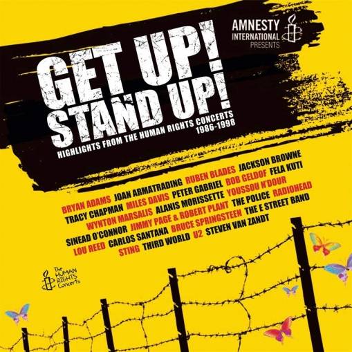 Okładka Various - Get Up Stand Up Highlights From The Human Rights Concerts 1986-1998 (CD+DVD)