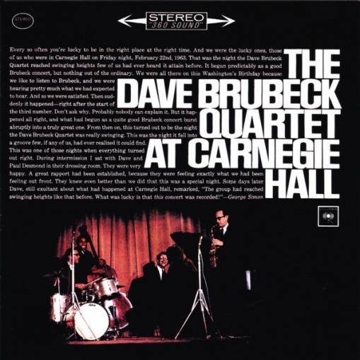 Okładka Brubeck, Dave Quartet, The - At Carnegie Hall