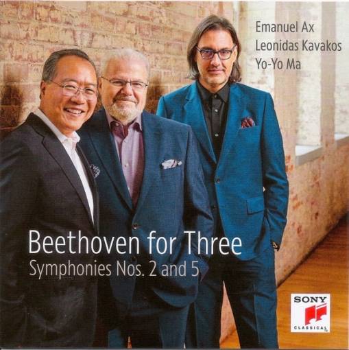 Okładka Yo-Yo Ma, Leonidas Kavakos & Emanuel Ax - Beethoven for Three: Symphonies Nos. 2 and 5