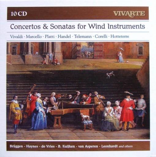 Okładka Various - Concertos, Sonatas & Trio Sonatas for Wind Instruments: Vivaldi, Marcello, Platti, Handel, Telemann,
