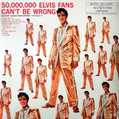 Okładka Presley, Elvis - 50,000,000 Elvis Fans Can't Be Wrong: Elvis' Gold Records, Volume 2