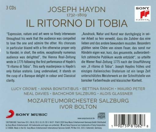 Haydn: Il ritorno di Tobia