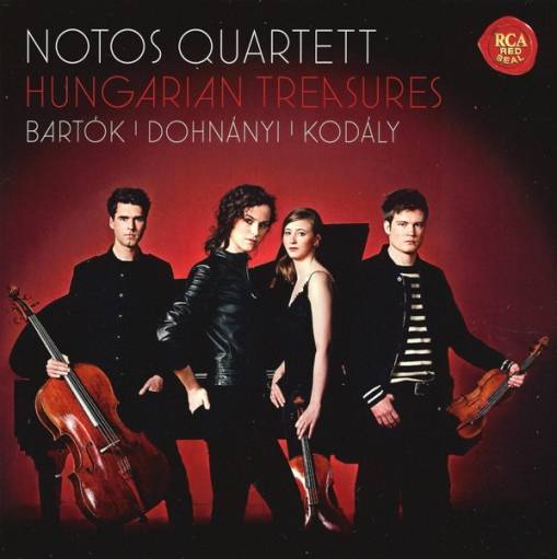 Okładka Notos Quartett - Hungarian Treasures - Bartók, Dohnányi, Kodály