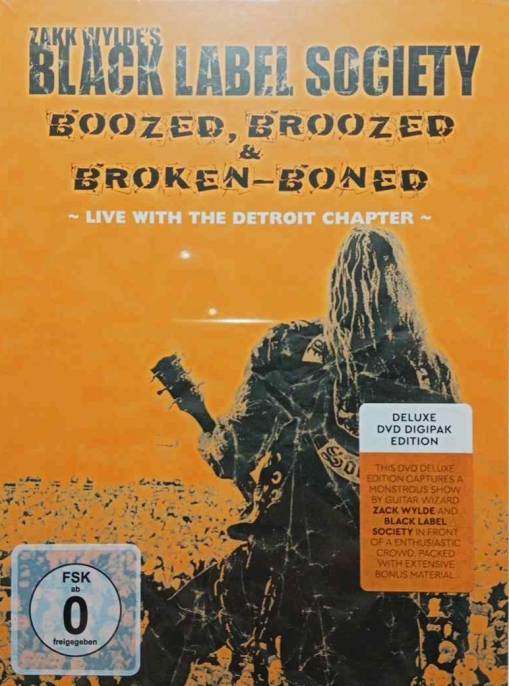 Okładka Black Label Society - Boozed Broozed & Broken Boned DVD