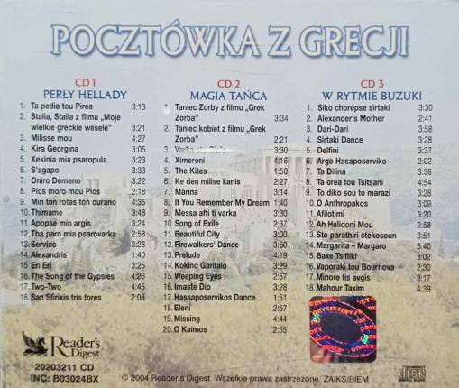 Pocztówka z Grecji (3CD) [NM]