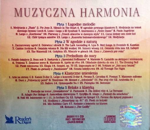 Muzyczna Harmonia (5CD) [EX]