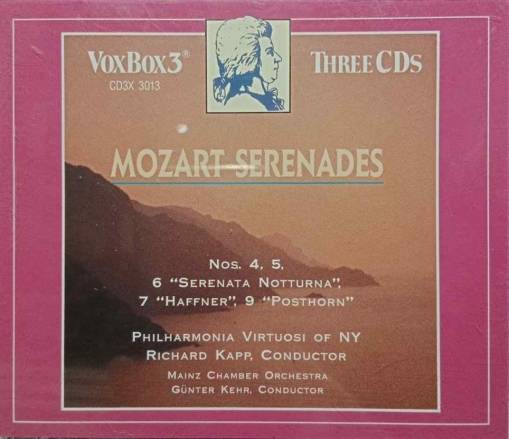 Okładka Mozart - Serenades Nos. 4, 5, 6, 7, 9 [EX]