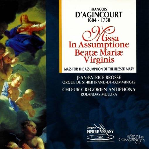 Okładka François D'Agincourt - Missa In Assumptione Beatae Mariae Virginis [EX]