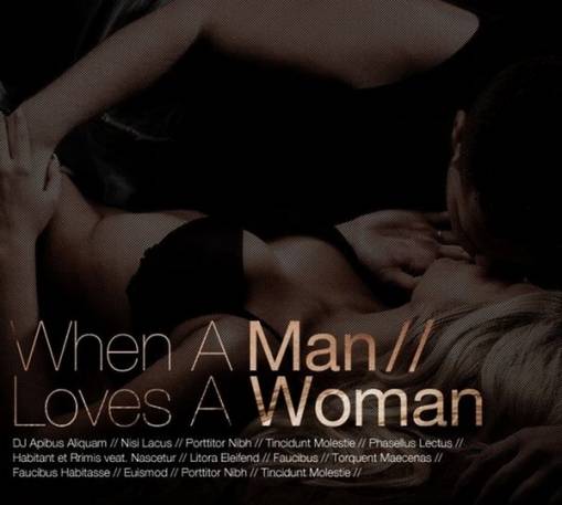 Okładka Various - When A Man Loves A Woman (2CD) [VG]