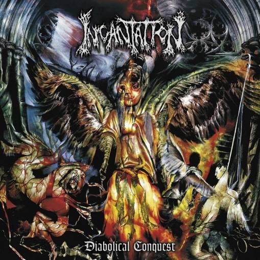 Okładka Incantation - Diabolical Conquest LP BLUE