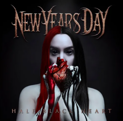 Okładka New Years Day - Half Black Heart