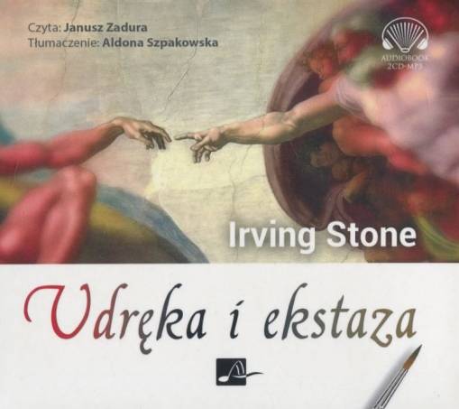 Okładka Irving Stone - Udręka i ekstaza (czyta Janusz Zadura) (2CD) [EX]