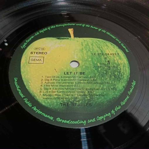 Let It Be (LP, wydanie 1976 Made in Germany) [EX]