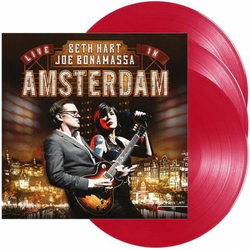 Okładka Beth Hart & Joe Bonamassa - Live In Amsterdam 10th Anniversary (3LP RED)