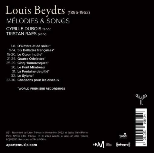Louis Beydts Melodies & Songs