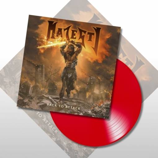 Okładka MAJESTY - BACK TO ATTACK (RED VINYL)