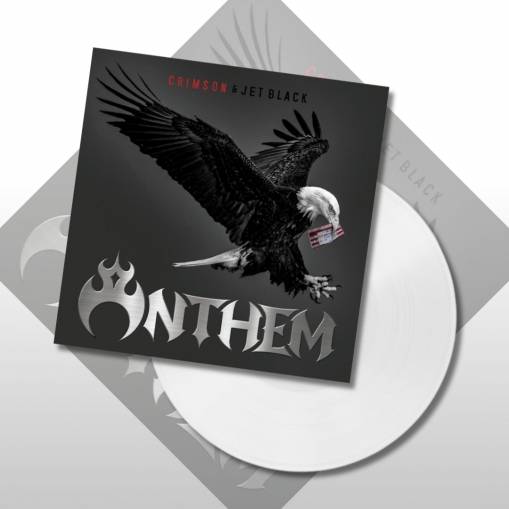 Okładka ANTHEM - CRIMSON & JET BLACK (WHITE VINYL)