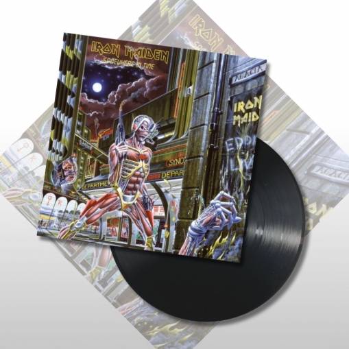 Okładka IRON MAIDEN - SOMEWHERE IN TIME