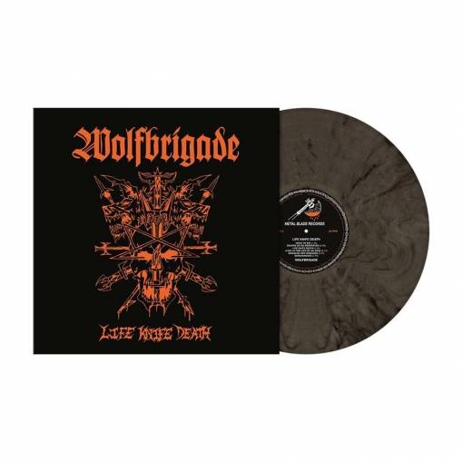 Okładka Wolfbrigade - Life Knife Death LP MARBLED