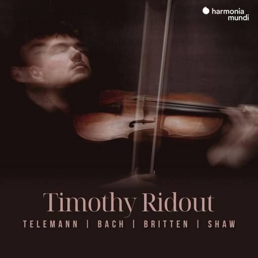 Okładka Timothy Ridout - Telemann Bach Britten Shaw