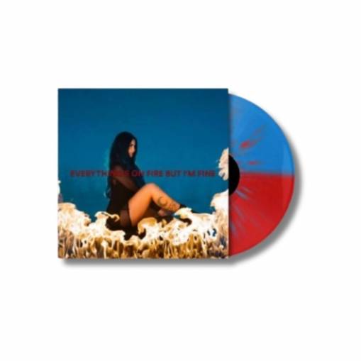 Okładka As December Falls - Everything's On Fire But I'm Fine LP SPLATTER