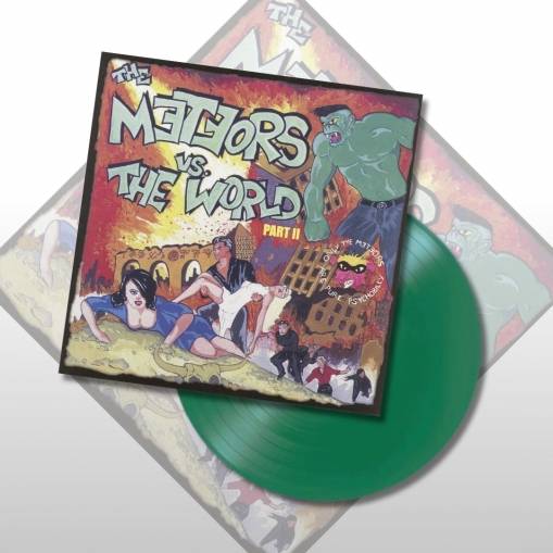 Okładka Meteors, The - The Meteors Vs The World Part II LP GREEN