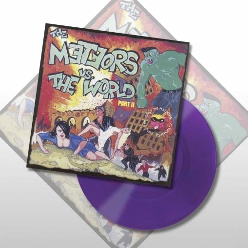Okładka Meteors, The - The Meteors Vs The World Part I LP PURPLE